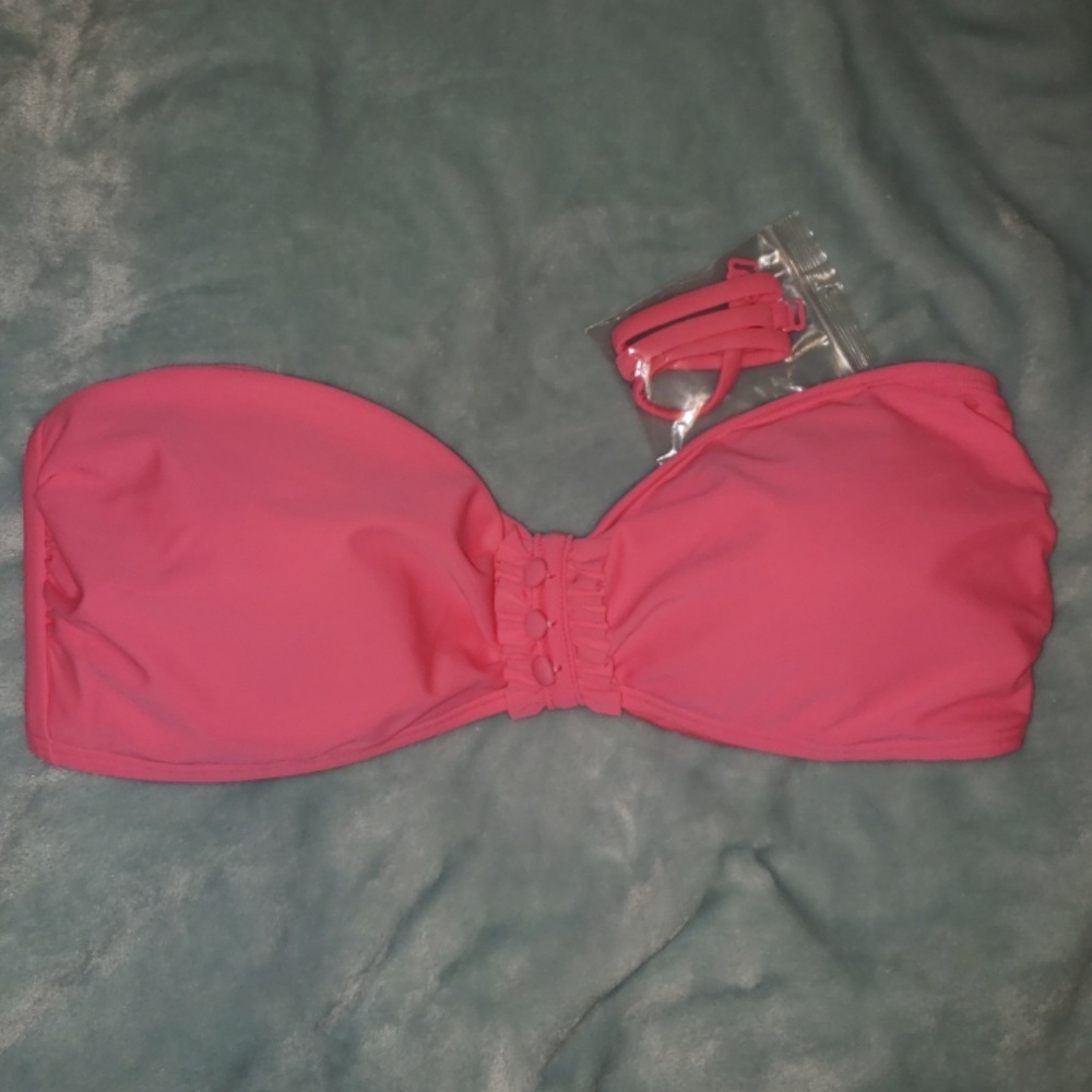 Pink top swimsuit